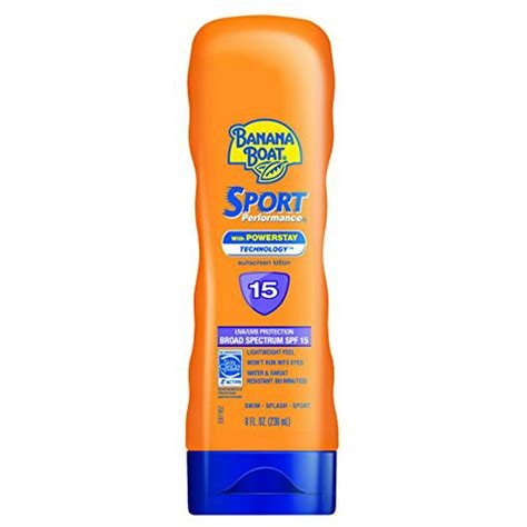 banana boat sunscreen spf 15.